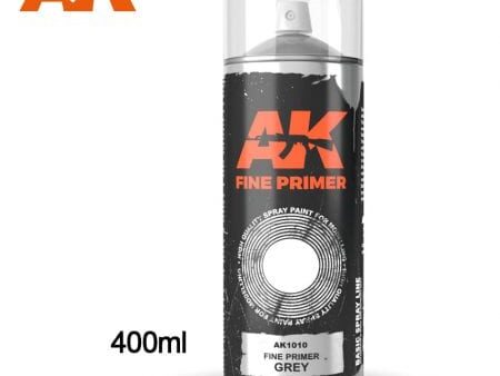 Fine Primer  Grey - Spray 400ml (Includes 2 nozzles)