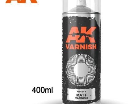 Matt Varnish  - Spray 400ml (Includes 2 nozzles)