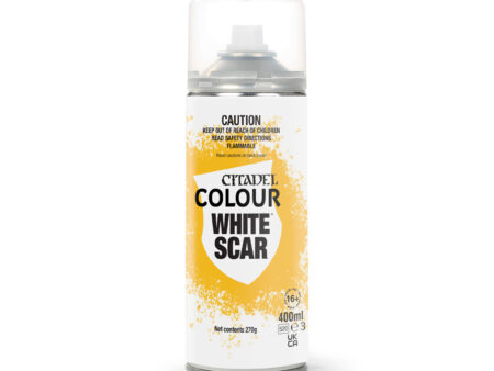 WHITE SCAR  SPRAY PAINT