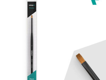 Pincel  Rectangular Sintético No. 2