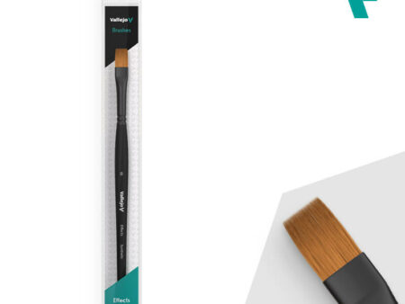 Pincel  Rectangular Sintético No. 8