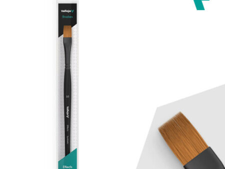 Pincel  Rectangular Sintético No. 10