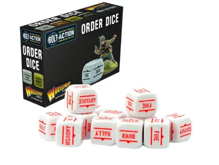 Bolt Action:  Orders Dice Pack - White