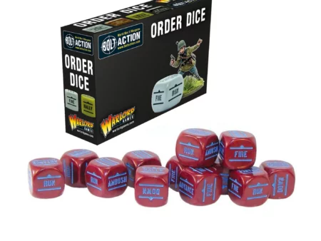 Bolt Action:  Orders Dice Pack - Maroon