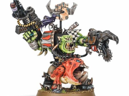Ork Warboss with Attack Squig (Web Only)