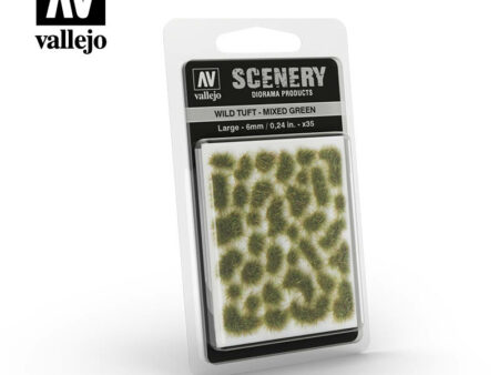 Wild Tuft - Mixed Green (6 mm)