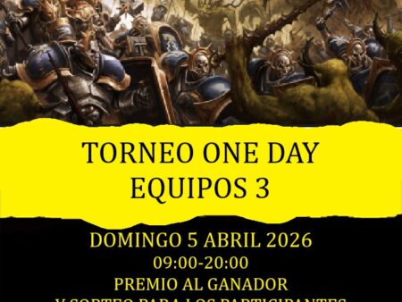 Torneo One Day Equipos de 3  5/04