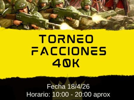 Torneo Facciones 40K